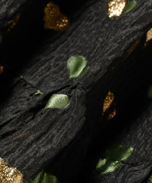 Ray BEAMS（レイビームス）の「sister jane / Carriage Hearts Jacquard Dress（ワンピース・レディース・ブラック・SMALL）」の7枚目の写真