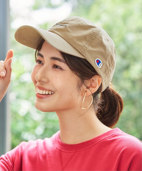 Champion(チャンピオン)の「Champion チャンピオン ロゴ刺繍キャップ(キャップ・レディース・ブラック/ブルー/チャコールグレー/オフホワイト/ブラウン/ダークグレー/その他1/アイボリー/ミント/ベージュ/テラコッタ・FREE)」の8枚目の写真