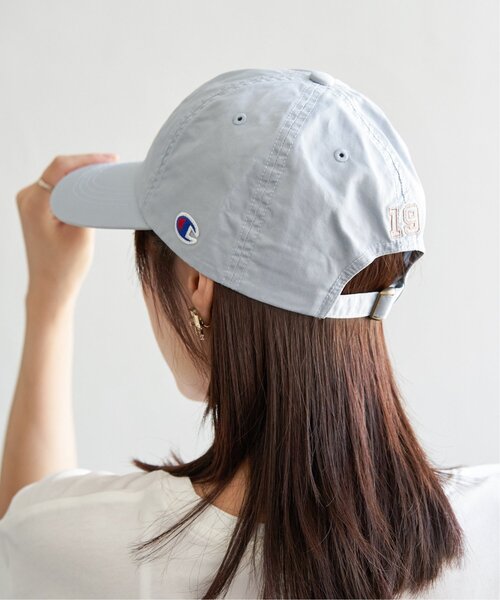 Champion（チャンピオン）の「Champion チャンピオン ロゴ刺繍キャップ（キャップ・レディース・ブラック/ブルー/チャコールグレー/オフホワイト/ブラウン/ダークグレー/その他1/アイボリー・FREE）」の7枚目の写真