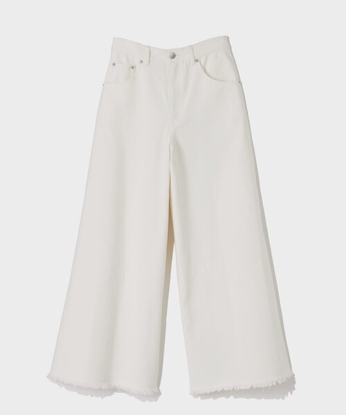 GRACE CLASS（グレースクラス）の「バギーデニムパンツ（デニムパンツ・レディース・サックスブルー/ホワイト/グレー・38/36）」の6枚目の写真