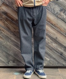 PORT OF CALL | DENIM/PORT OF CALLストレートシルエットブラックデニムパンツ(デニムパンツ)