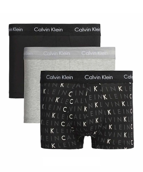 Calvin Klein(カルバン・クライン)の「【 Calvin Klein / カルバン クライン 】- メンズ アンダー ウェア / ボクサー パンツ / 3枚セット(ボクサーパンツ・メンズ・ブラック系その他2/ブラック系その他3/ブラック系その他/ブラック系その他4/ブラック系その他5/ブルー系その他/ブラック系その他6・SMALL/MEDIUM/LARGE)」の3枚目の写真