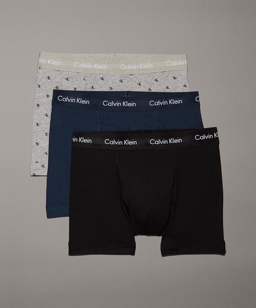 Calvin Klein(カルバン・クライン)の「【 Calvin Klein / カルバン クライン 】- メンズ アンダー ウェア / ボクサー パンツ / 3枚セット(ボクサーパンツ・メンズ・ブラック系その他2/ブラック系その他3/ブラック系その他/ブラック系その他4/ブラック系その他5/ブルー系その他/ブラック系その他6・SMALL/MEDIUM/LARGE)」の6枚目の写真