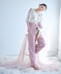 mysty woman | バックルベルトストレートパンツ 315782(その他パンツ)