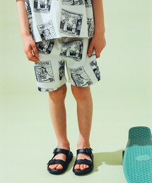 こども ビームス | 【別注】PAYDAY / コミック柄 ショートパンツ 2025SS（100～140cm）(その他パンツ)