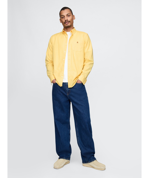 GAP(ギャップ)の「ブラナンベア オックスフォードシャツ(シャツ/ブラウス・メンズ・グリーン/パープル系その他/イエロー/ブラック・L/XS/S/M/XL)」の17枚目の写真