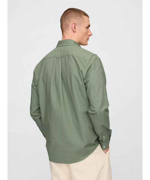 GAP(ギャップ)の「ブラナンベア オックスフォードシャツ(シャツ/ブラウス・メンズ・グリーン/パープル系その他/イエロー/ブラック・L/XS/S/M/XL)」の20枚目の写真