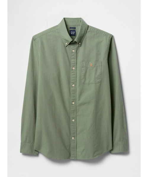 GAP（ギャップ）の「ブラナンベア オックスフォードシャツ（シャツ/ブラウス・メンズ・グリーン/パープル系その他/イエロー/ブラック・L/XS/S/M/XL）」の6枚目の写真