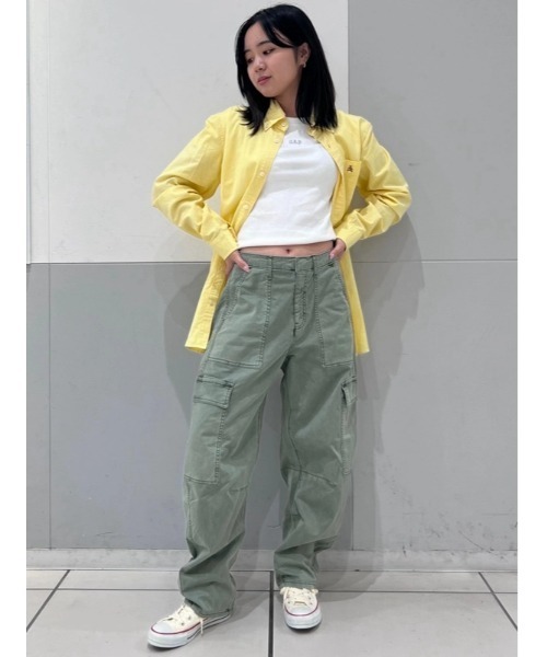 GAP（ギャップ）の「ブラナンベア オックスフォードシャツ（シャツ/ブラウス・メンズ・グリーン/パープル系その他/イエロー/ブラック・L/XS/S/M/XL）」の10枚目の写真