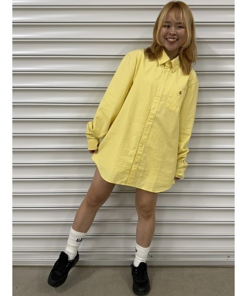 GAP（ギャップ）の「ブラナンベア オックスフォードシャツ（シャツ/ブラウス・メンズ・グリーン/パープル系その他/イエロー/ブラック・L/XS/S/M/XL）」の11枚目の写真