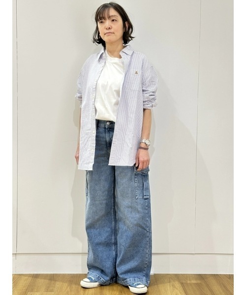 GAP（ギャップ）の「ブラナンベア オックスフォードシャツ（シャツ/ブラウス・メンズ・グリーン/パープル系その他/イエロー/ブラック・L/XS/S/M/XL）」の13枚目の写真