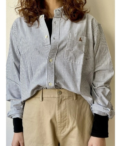 GAP（ギャップ）の「ブラナンベア オックスフォードシャツ（シャツ/ブラウス・メンズ・グリーン/パープル系その他/イエロー/ブラック・L/XS/S/M/XL）」の16枚目の写真