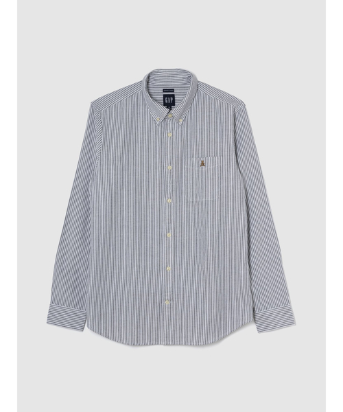 GAP（ギャップ）の「ブラナンベア オックスフォードシャツ（シャツ/ブラウス・メンズ・グリーン/パープル系その他/イエロー/ブラック・L/XS/S/M/XL）」の7枚目の写真