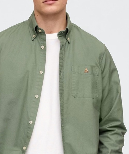 GAP(ギャップ)の「ブラナンベア オックスフォードシャツ(シャツ/ブラウス・メンズ・グリーン/パープル系その他/イエロー/ブラック・L/XS/S/M/XL)」の16枚目の写真