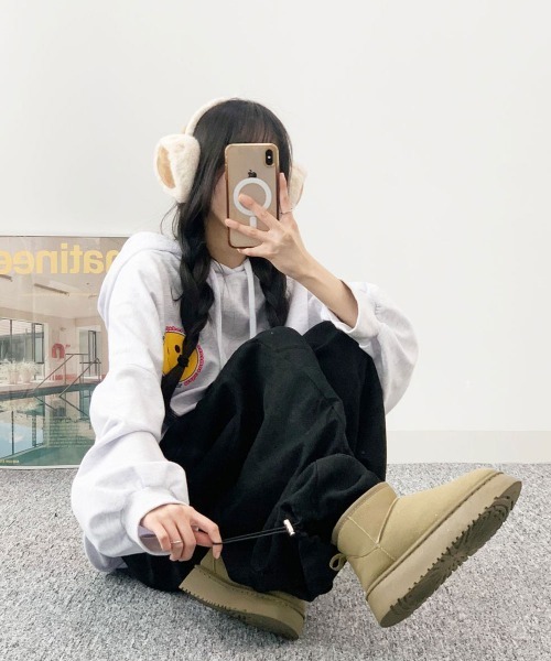 VIVID LADY(ビビッドレディー)の「ワイドパンツ バルーンシルエット ストリート(その他パンツ・レディース・ブラック/カーキ/ブラウン・FREE)」の7枚目の写真