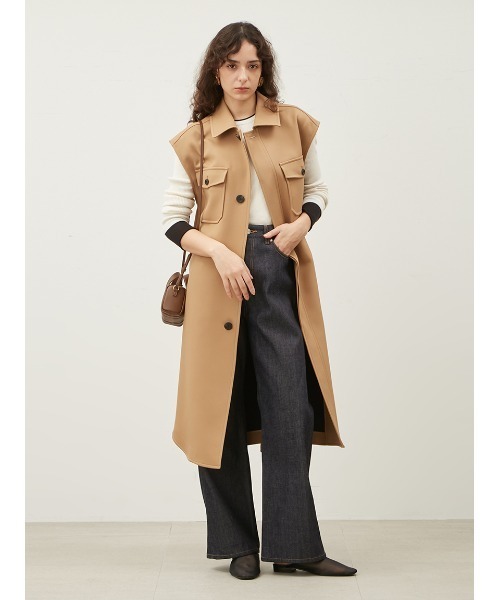 Mila Owen（ミラオーウェン）の「セルビッチワイドストレートデニムパンツ【ウォッシャブル】（デニムパンツ・レディース・インディゴブルー・1/0）」の10枚目の写真