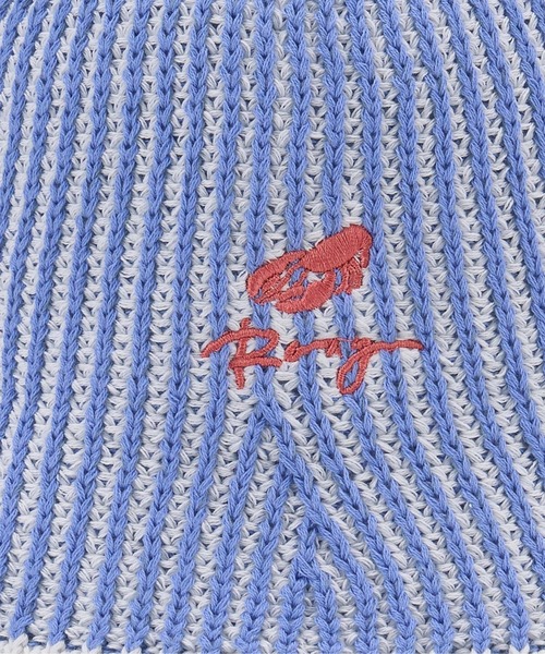 ROXY(ロキシー)の「COASTAL ESCAPE HAT /ロキシーリブ編みニットハット(ハット・レディース・ブルー/グリーン・FREE)」の8枚目の写真