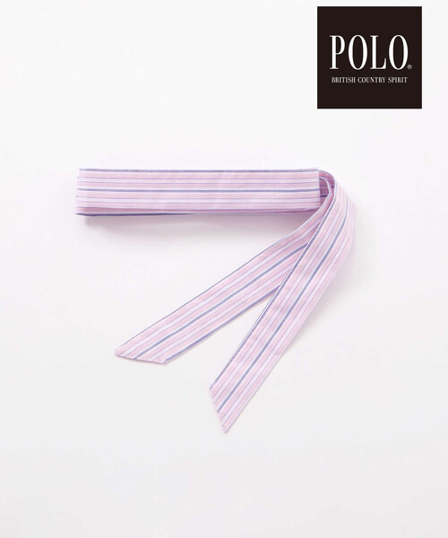 SLAP SLIP(スラップスリップ)の「【POLO BCS(ポロ・ビーシーエス)×SLAP SLIPコラボ】【お揃い】ベルト付き襟カフスバイカラーストライプ柄シャツワンピース(80~130cm)(シャツワンピース・キッズ・ピンク系その他/ブルー系その他・80cm/90cm/110cm/100cm/120cm/130cm)」の5枚目の写真