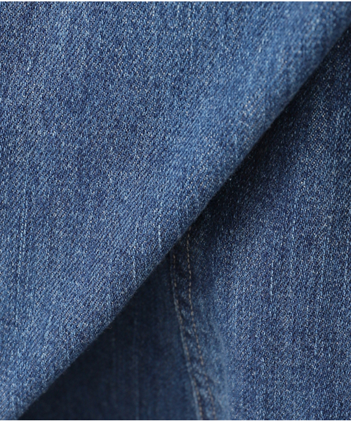 La TOTALITE(ラトータリテ)の「【洗える】Munich/ミューニック スラブコットンデニムオールインワン(つなぎ/オールインワン・レディース・ブルー/ネイビー・FREE)」の22枚目の写真