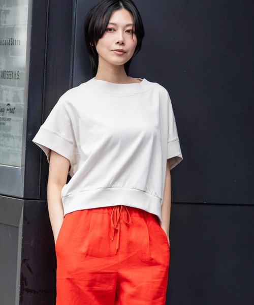 Munich(ミューニック)の「チュールドッキングプルオーバー(Tシャツ/カットソー・レディース・ホワイト/ブラック/グレイッシュベージュ・FREE)」の9枚目の写真