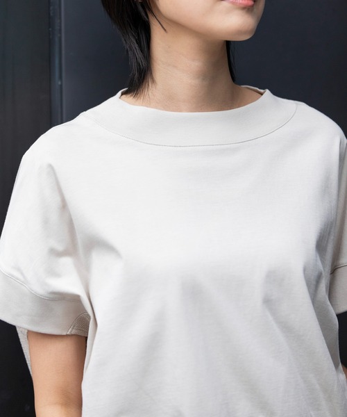 Munich(ミューニック)の「チュールドッキングプルオーバー(Tシャツ/カットソー・レディース・ホワイト/ブラック/グレイッシュベージュ・FREE)」の10枚目の写真