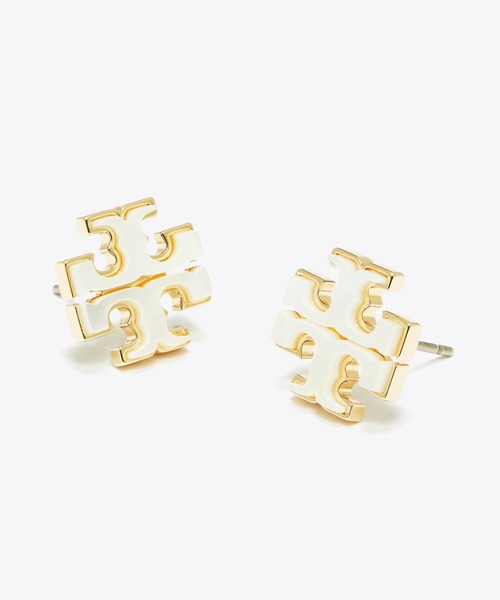 TORY BURCH（トリーバーチ）の「ムーンダンス マザーオブパール スタッズピアス（ピアス（両耳用）・レディース・ゴールド・ONE SIZE）」の3枚目の写真