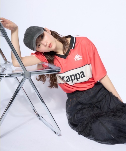 Kappa(カッパ)の「ゲームシャツ 襟TEE(Tシャツ/カットソー・メンズ・ブラック/オレンジ/グリーン・MEDIUM/LARGE/X-LARGE)」の22枚目の写真