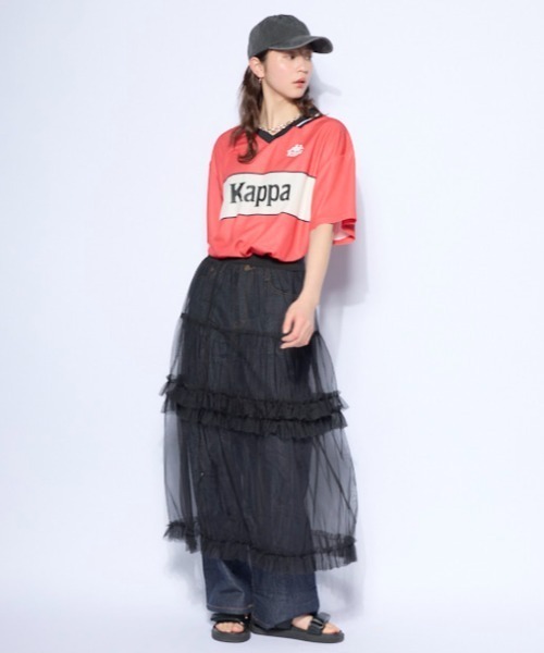 Kappa(カッパ)の「ゲームシャツ 襟TEE(Tシャツ/カットソー・メンズ・ブラック/オレンジ/グリーン・MEDIUM/LARGE/X-LARGE)」の17枚目の写真