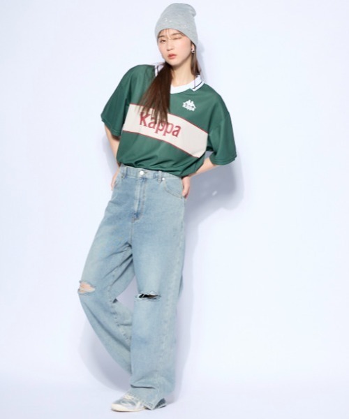 Kappa(カッパ)の「ゲームシャツ 襟TEE(Tシャツ/カットソー・メンズ・ブラック/オレンジ/グリーン・MEDIUM/LARGE/X-LARGE)」の20枚目の写真