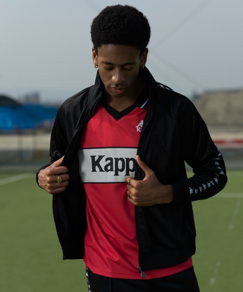 Kappa(カッパ)の「ゲームシャツ 襟TEE(Tシャツ/カットソー・メンズ・ブラック/オレンジ/グリーン・MEDIUM/LARGE/X-LARGE)」の6枚目の写真