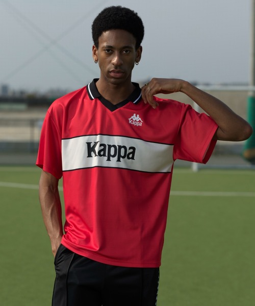 Kappa(カッパ)の「ゲームシャツ 襟TEE(Tシャツ/カットソー・メンズ・ブラック/オレンジ/グリーン・MEDIUM/LARGE/X-LARGE)」の8枚目の写真