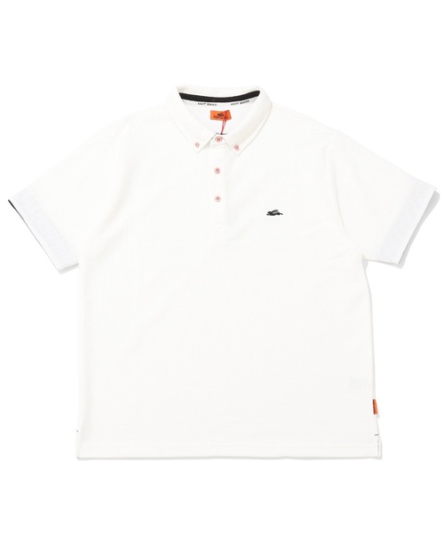 KRIFF MAYER（クリフメイヤー）の「冷感リンクスカノコポロ（ポロシャツ・メンズ・ブラック/ネイビー/オフホワイト/グリーン/ピンク・MEDIUM/X-LARGE/LARGE）」の2枚目の写真