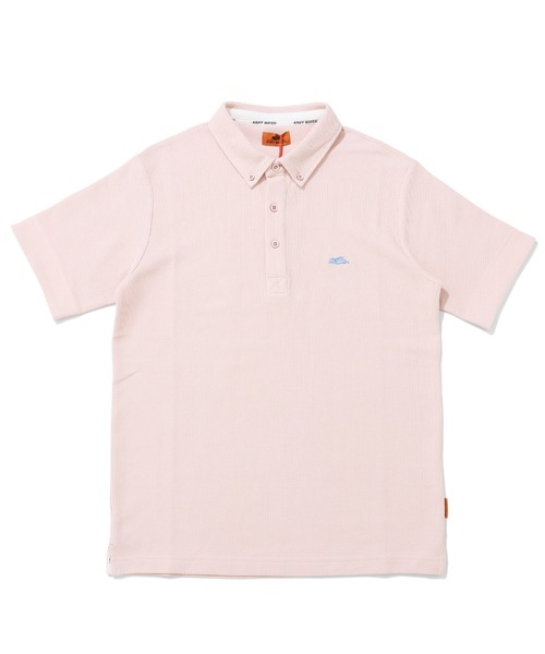 KRIFF MAYER（クリフメイヤー）の「冷感リンクスカノコポロ（ポロシャツ・メンズ・ブラック/ネイビー/オフホワイト/グリーン/ピンク・MEDIUM/X-LARGE/LARGE）」の5枚目の写真