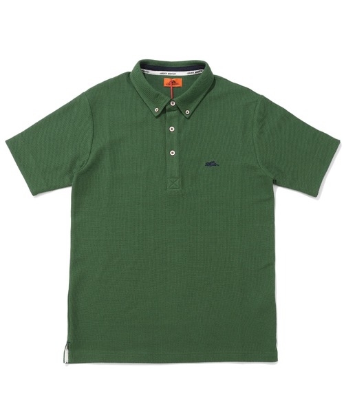 KRIFF MAYER（クリフメイヤー）の「冷感リンクスカノコポロ（ポロシャツ・メンズ・ブラック/ネイビー/オフホワイト/グリーン/ピンク・MEDIUM/X-LARGE/LARGE）」の4枚目の写真