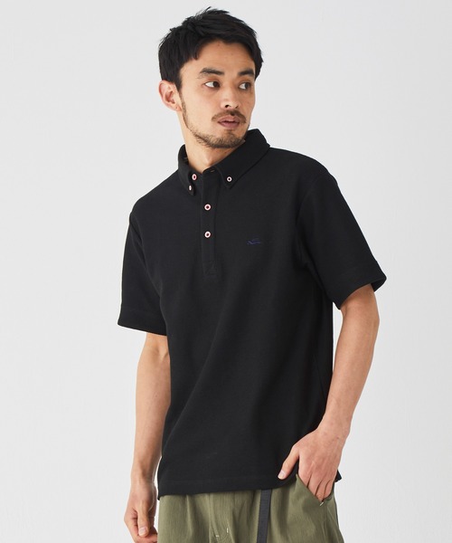 KRIFF MAYER（クリフメイヤー）の「冷感リンクスカノコポロ（ポロシャツ・メンズ・ブラック/ネイビー/オフホワイト/グリーン/ピンク・MEDIUM/X-LARGE/LARGE）」の3枚目の写真