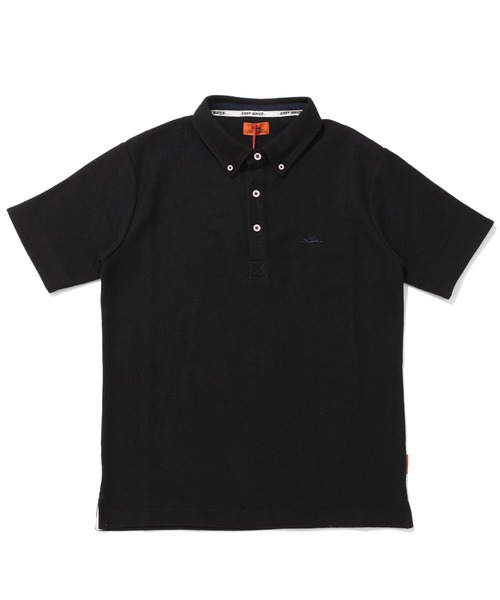 KRIFF MAYER（クリフメイヤー）の「冷感リンクスカノコポロ（ポロシャツ・メンズ・ブラック/ネイビー/オフホワイト/グリーン/ピンク・MEDIUM/X-LARGE/LARGE）」の6枚目の写真