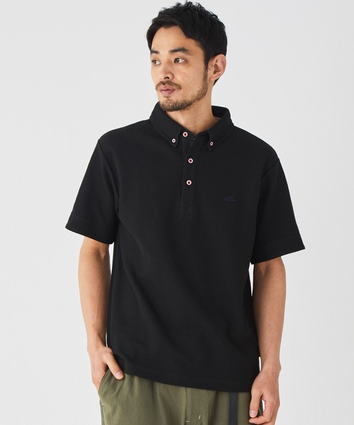 KRIFF MAYER（クリフメイヤー）の「冷感リンクスカノコポロ（ポロシャツ・メンズ・ブラック/ネイビー/オフホワイト/グリーン/ピンク・MEDIUM/X-LARGE/LARGE）」の20枚目の写真