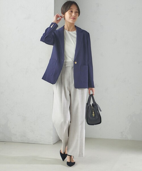 SHIPS(シップス)の「〈手洗い可能〉SORONA(R) 2WAY タンクトップ(タンクトップ・レディース・ブラック/オフホワイト/ライトグレー・ONE SIZE)」の5枚目の写真