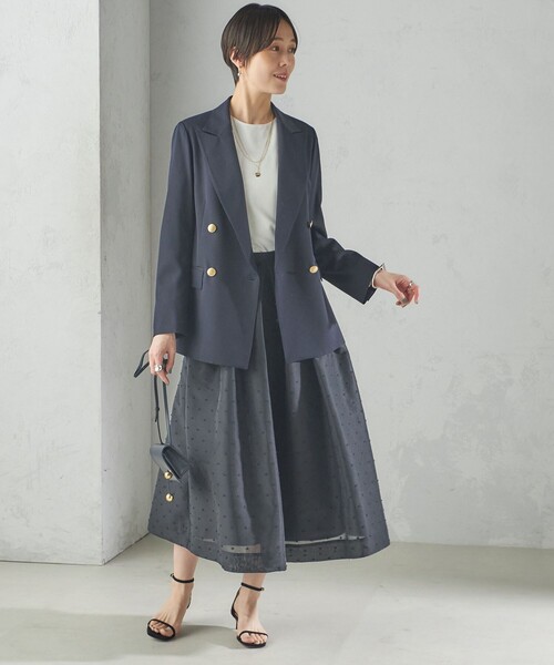 SHIPS(シップス)の「〈手洗い可能〉SORONA(R) 2WAY タンクトップ(タンクトップ・レディース・ブラック/オフホワイト/ライトグレー・ONE SIZE)」の7枚目の写真