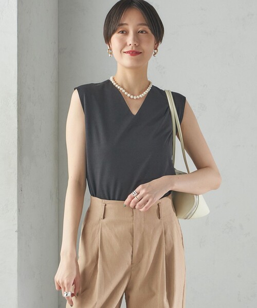 【シップス　ウィメン】〈手洗い可能〉SORONA(R) 2WAY タンクトップ 手洗い可能〉綿 SORONA 2WAY タンクトップ｜ SHIPS 公式サイト