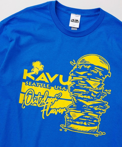 KAVU(カブー)の「KAVU/カブー Burger Tee/バーガーティー(Tシャツ/カットソー・メンズ・ホワイト/ナチュラル/ネイビー/ロイヤルブルー・MEDIUM/LARGE/X-LARGE)」の17枚目の写真