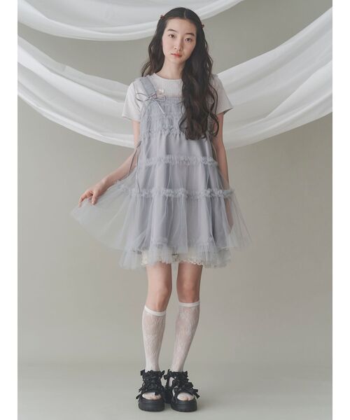 merryjenny ribbon ribbon ベルクロサンダル セール】ribbon ribbonベルクロサンダル（サンダル）｜merry