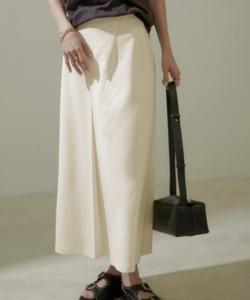 SALON adam et rope'（サロン アダム エ ロペ）の「【ZOZOTOWN限定】フロントタックペンシルロングスカート（スカート・レディース・ブラック/ベージュ/オフホワイト・マルチサイズ）」の12枚目の写真