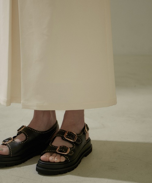 SALON adam et rope'（サロン アダム エ ロペ）の「【ZOZOTOWN限定】フロントタックペンシルロングスカート（スカート・レディース・ブラック/ベージュ/オフホワイト・マルチサイズ）」の20枚目の写真