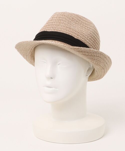 polcadot（ポルカドット）の「リネンミックスサーモ中折れ（ハット・メンズ・ベージュ/ブラック/グレー・FREE）」の8枚目の写真