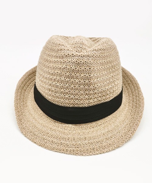 polcadot（ポルカドット）の「リネンミックスサーモ中折れ（ハット・メンズ・ベージュ/ブラック/グレー・FREE）」の6枚目の写真