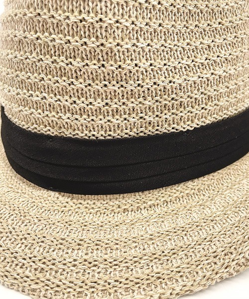 polcadot（ポルカドット）の「リネンミックスサーモ中折れ（ハット・メンズ・ベージュ/ブラック/グレー・FREE）」の7枚目の写真