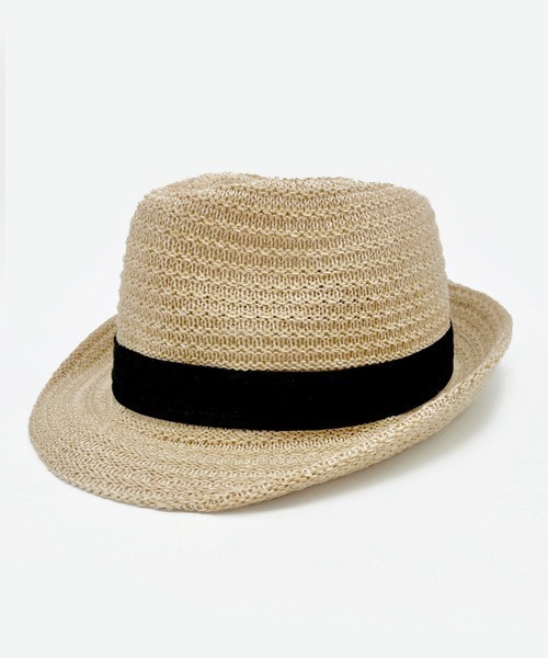 polcadot（ポルカドット）の「リネンミックスサーモ中折れ（ハット・メンズ・ベージュ/ブラック/グレー・FREE）」の5枚目の写真