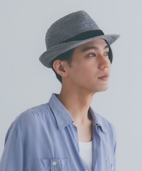 polcadot（ポルカドット）の「リネンミックスサーモ中折れ（ハット・メンズ・ベージュ/ブラック/グレー・FREE）」の21枚目の写真