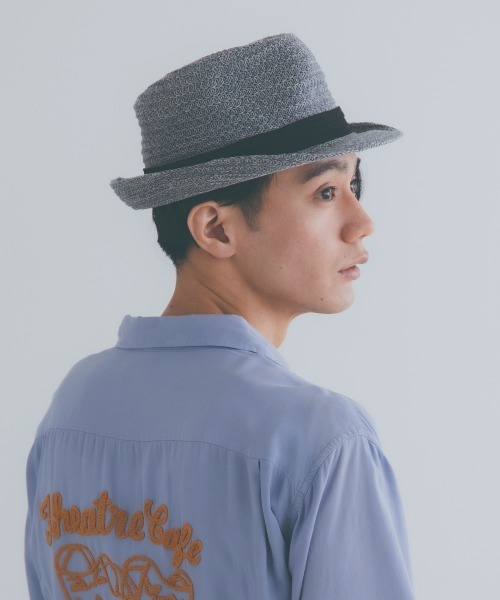 polcadot（ポルカドット）の「リネンミックスサーモ中折れ（ハット・メンズ・ベージュ/ブラック/グレー・FREE）」の22枚目の写真